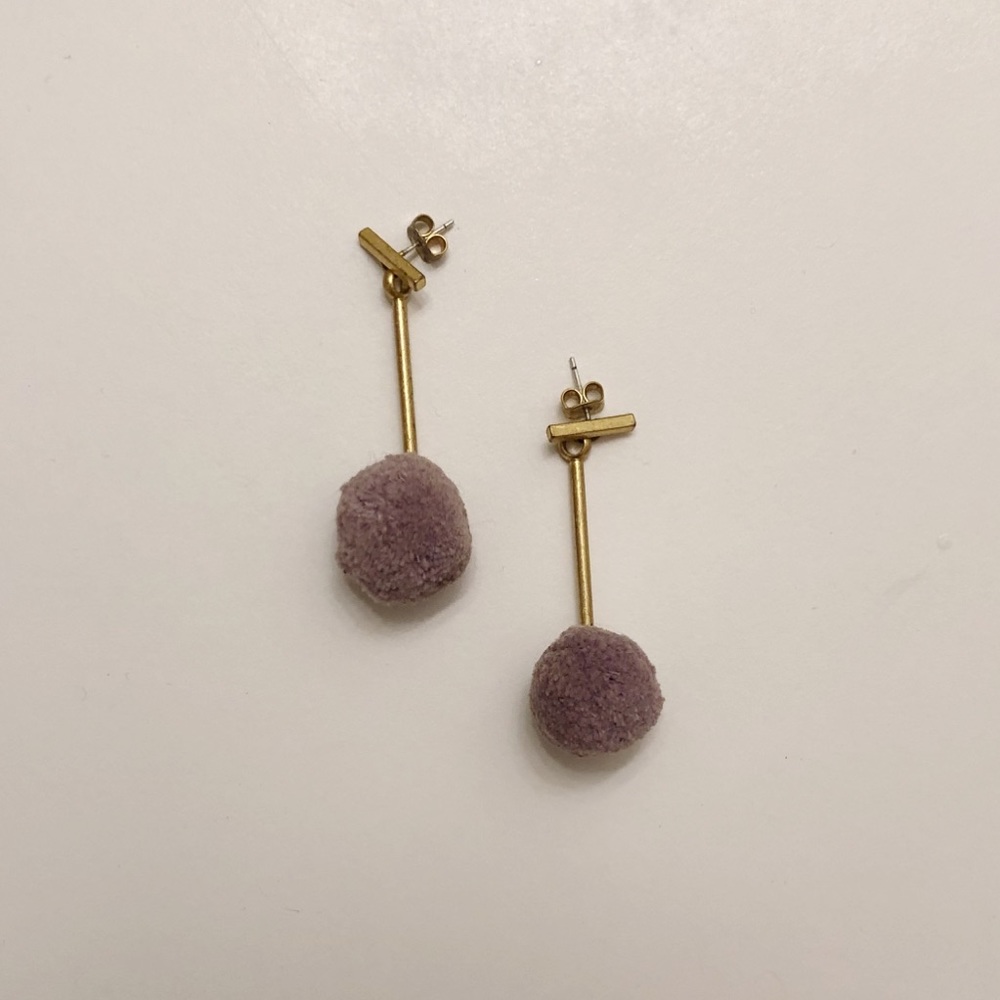 Madewell Pom Pom Earrings